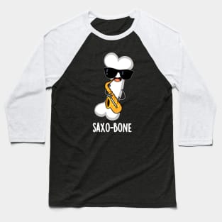 Saxo-bone Funny Bone Music Instrument Pun Baseball T-Shirt